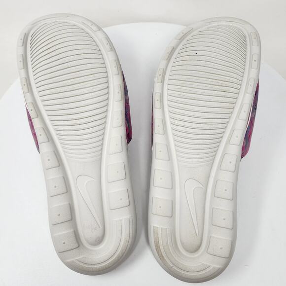 Nike Victori One Slide Sandal Women 11 Pink Cosmic Fuchsia/Light Bone DZ6249-600 - Picture 11 of 13